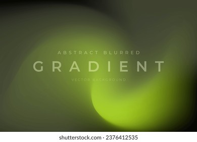 Blurred gradient abstract background green moss color