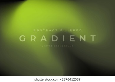 Blurred gradient abstract background green moss color