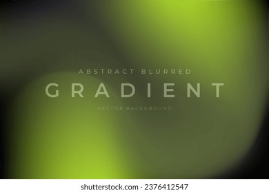 Blurred gradient abstract background green moss color