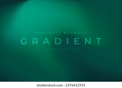 Blurred gradient abstract background green