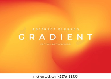 Blurred gradient abstract background orange lava color