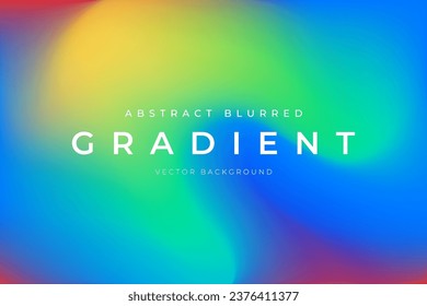 Blurred gradient abstract background rainbow