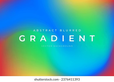 Blurred gradient abstract background rainbow