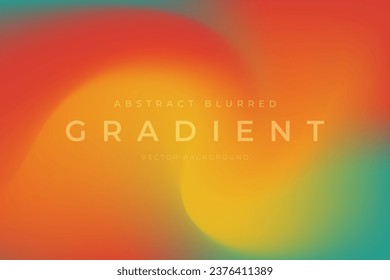 Blurred gradient abstract background sunshine orange summer