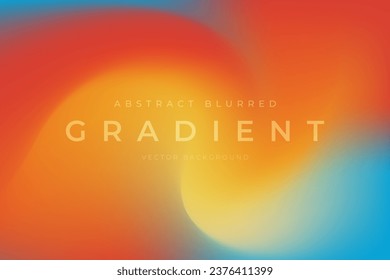 Blurred gradient abstract background sunshine orange summer