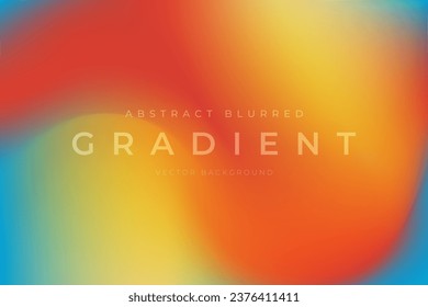 Blurred gradient abstract background sunshine orange summer