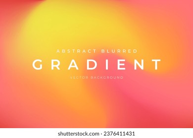 Blurred gradient abstract background sunshine orange summer