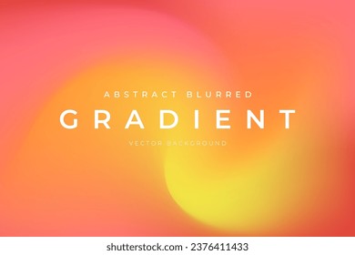 Blurred gradient abstract background sunshine orange summer