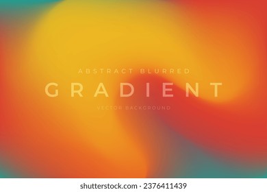 Blurred gradient abstract background sunshine orange summer