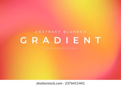 Blurred gradient abstract background sunshine orange summer