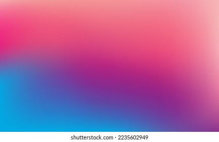 Blurred gradient background  Abstract color mix  Blending saturated red blue shades  Modern design template for posters  ad banners  brochures  flyers  covers  websites  Vector image