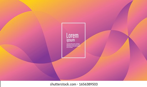 Blurred Gradient Background. Abstract geometric Backdrop for Poster, Dynamic shapes composition. Modern surface. cover. Brochure, card, Invitation Card, Landing Page.