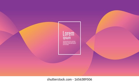 Blurred Gradient Background. Abstract geometric Backdrop for Poster, Dynamic shapes composition. Modern surface. cover. Brochure, card, Invitation Card, Landing Page.