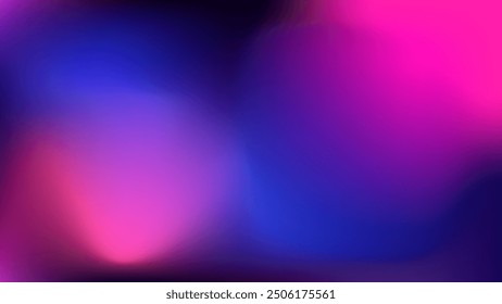 Blurred Gradient Background, Dark Style.