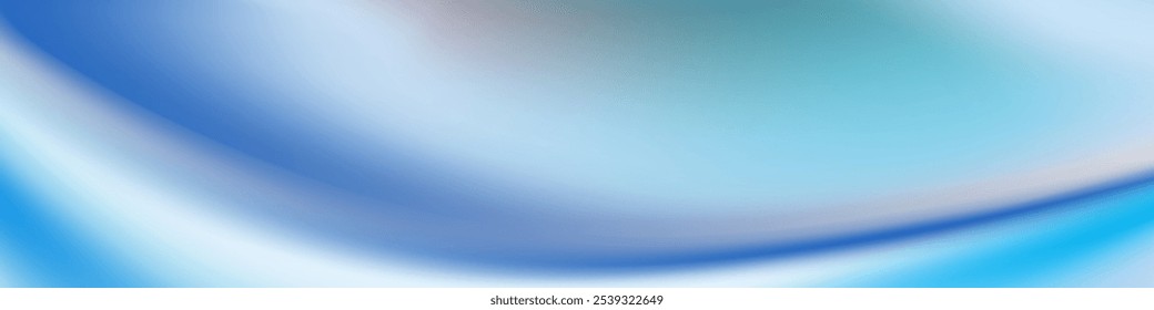 A blurred gradient background with a smooth transition from light blue to dark blue, creating a soft and ethereal effect.