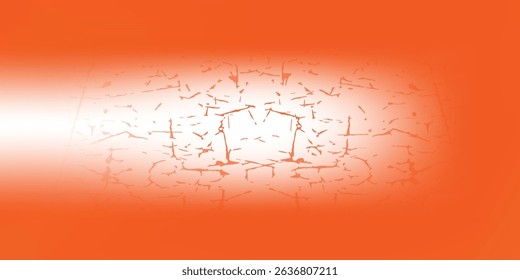 A blurred gradient image featuring dark brown transitioning to bright orange. The texture is subtle and smooth.