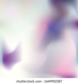Blurred Gradient Mesh Background. Concept Relax Pastel Texture. Background Blurred Gradient Mesh. Yellow Party Surreal Poster. Pastel Purple Futuristic Picture.