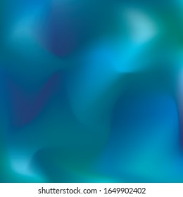 Blurred Gradient Mesh Background. Science Disco Bokeh Card. Background Blurred Gradient Mesh. Mint Shiny Concept Art. Rainbow Emerald Future Painting.
