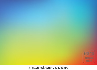 Blurred gradient mesh background. Vector.