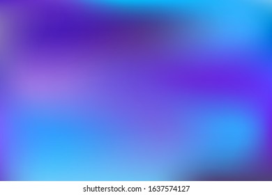 Blurred gradient mesh in modern style on colorful background. Colorful smooth banner template.Trendy creative vector. Intense blank Holographic spectrum gradient for cover.