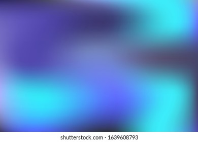 Blurred gradient mesh in modern style on colorful background. Colorful smooth banner template.Trendy creative vector. Intense blank Holographic spectrum gradient for cover.