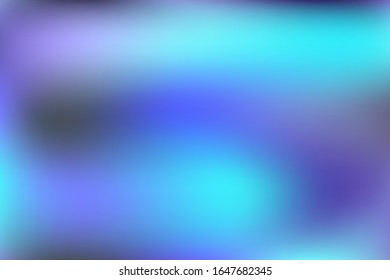 Malla de gradiente borrosa de estilo moderno sobre fondo colorido. Colorida plantilla de banner liso.Vector creativo a la moda. Gradiente de espectro holográfico en blanco intenso para la cubierta.