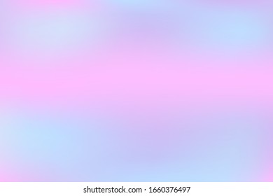 Blurred gradient mesh in modern style on colorful background. Creative modern concept, vector illustration. Intense blank Holographic spectrum gradient for cover.