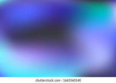 Blurred gradient mesh in modern style on colorful background. Colorful smooth banner template.Trendy creative vector. Intense blank Holographic spectrum gradient for cover.