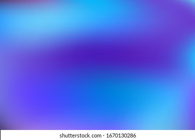 Blurred gradient mesh in modern style on colorful background. Colorful smooth banner template.Trendy creative vector. Intense blank Holographic spectrum gradient for cover.