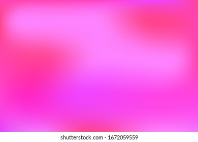 Blurred gradient mesh in modern style on colorful background. Creative modern concept, vector illustration. Intense blank Holographic spectrum gradient for cover.