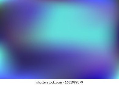 Blurred gradient mesh in modern style on colorful background. Colorful smooth banner template.Trendy creative vector. Intense blank Holographic spectrum gradient for cover.
