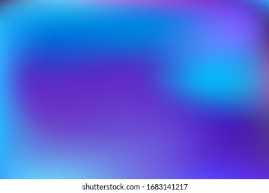 Blurred gradient mesh in modern style on colorful background. Colorful smooth banner template.Trendy creative vector. Intense blank Holographic spectrum gradient for cover.