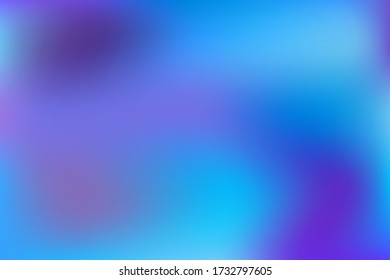 Blurred gradient mesh in modern style on colorful background. Colorful smooth banner template.Trendy creative vector. Intense blank Holographic spectrum gradient for cover.
