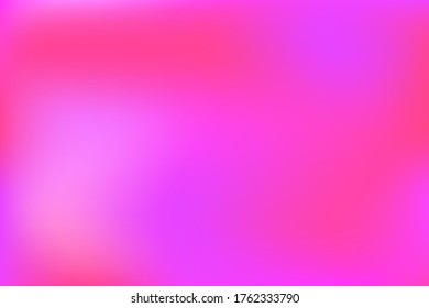Blurred gradient mesh in modern style on colorful background. Colorful smooth banner template.Trendy creative vector. Intense blank Holographic spectrum gradient for cover.