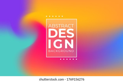 Blurred gradient mesh in modern style on colorful background. Colorful smooth banner template.Trendy creative vector. Intense blank Holographic spectrum gradient for cover.