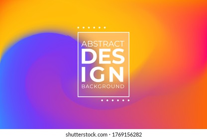 Blurred gradient mesh in modern style on colorful background. Colorful smooth banner template.Trendy creative vector. Intense blank Holographic spectrum gradient for cover.