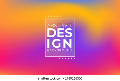 Blurred gradient mesh in modern style on colorful background. Colorful smooth banner template.Trendy creative vector. Intense blank Holographic spectrum gradient for cover.