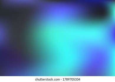 Blurred gradient mesh in modern style on colorful background. Colorful smooth banner template.Trendy creative vector. Intense blank Holographic spectrum gradient for cover.