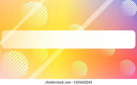 Blurred Gradient Texture Background with Line, Circle. For Ad, Presentation, Card. Vector Illustration