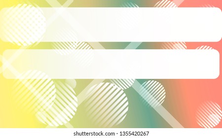 Blurred Gradient Texture Background with Line, Circle. For Ad, Presentation, Card. Vector Illustration