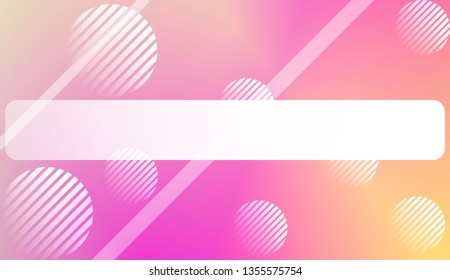 Blurred Gradient Texture Background with Line, Circle. For Ad, Presentation, Card. Vector Illustration