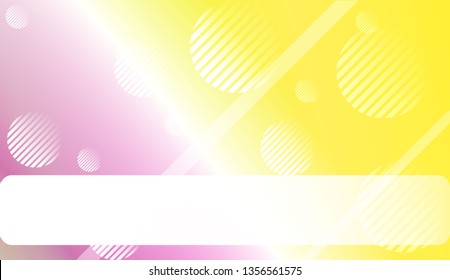 Blurred Gradient Texture Background with Line, Circle. For Ad, Presentation, Card. Vector Illustration