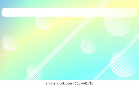 Blurred Gradient Texture Background with Line, Circle. For Ad, Presentation, Card. Vector Illustration