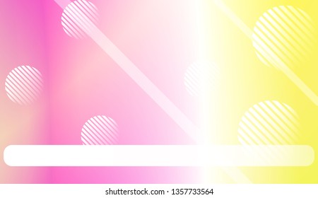Blurred Gradient Texture Background with Line, Circle. For Ad, Presentation, Card. Vector Illustration