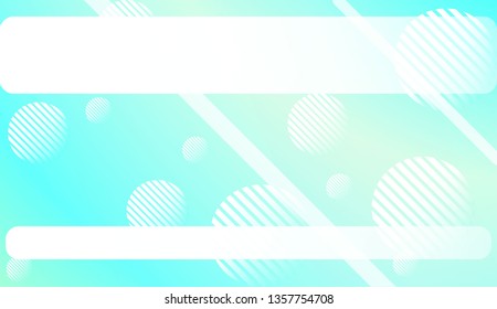 Blurred Gradient Texture Background with Line, Circle. For Ad, Presentation, Card. Vector Illustration