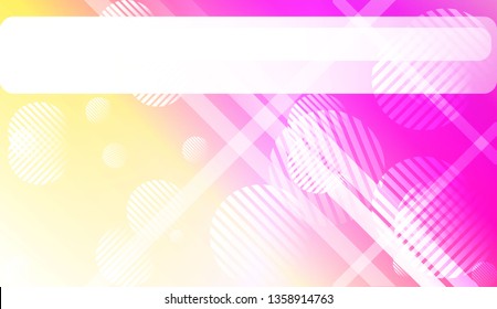 Blurred Gradient Texture Background with Line, Circle. For Ad, Presentation, Card. Vector Illustration