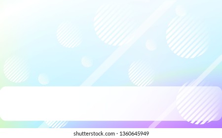 Blurred Gradient Texture Background with Line, Circle. For Ad, Presentation, Card. Vector Illustration