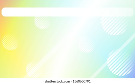 Blurred Gradient Texture Background with Line, Circle. For Ad, Presentation, Card. Vector Illustration