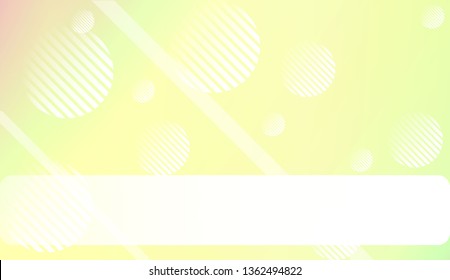 Blurred Gradient Texture Background with Line, Circle. For Ad, Presentation, Card. Vector Illustration