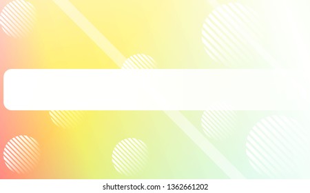 Blurred Gradient Texture Background with Line, Circle. For Ad, Presentation, Card. Vector Illustration